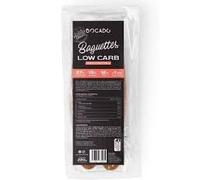 Baguette Low Carb & High Protein - Pack de 2 Paquetes (2 uds. por pack) - Pan Tierno Rico en Proteína y Fibra - Bajo en Carbohidratos - 4 Baguettes Total