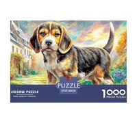 BÁguilaPuppy Rompecabezas para Adultos Una Obra De Arte Que Supone Un Gran Desafío Fascinará A Hombres Y Mujeres (A Partir De 14 Años) 38x26cm/1000pcs