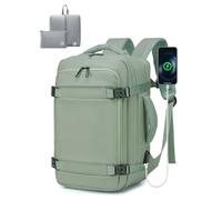 BAGZY 20L Mochila Viaje Cabina Avion 40x20x25 para Ryanair Equipaje de Mano 40x25x20 Impermeable Mochilas de Viagem Antirrobo Bolso de Viaje para Portatil de 14 Pulgadas Escuela Trabajo Mujer Hombre