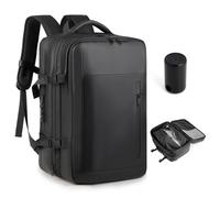 BAGZY 32L Mochila Viaje de Vacío con Bomba Airbag Mochila de Viaje Cabina de Avión 45x30x20 Maletas de Viaje Cabina para Computadora Portatil 14 Pulgadas Antirrobo Bolsa de Trabajo para Hombre Mujer
