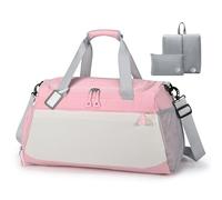 BAGZY Bolsa de Viaje 55x35x25cm para Iberia Air France KLM Lufthansa Impermeable Equipaje de Mano Maleta Cabina 55x35x25 Plegable Bolsa Viaje 50L Grande Bolsas Deporte Mujer Hombre Fin Semana Bolsos