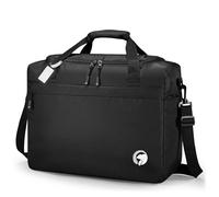 BAGZY Bolso de Viaje 40x30x15 cm Equipaje de Mano Apto para British Airways, Air France Iberia Impermeable Bolsa Deportiva 20L Plegable para Gimnasio, Hospital Hombre y Mujer Negro