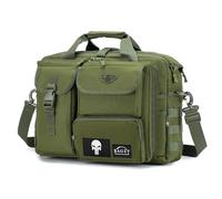 BAGZY Bolso Hombre Ordenador Portátil Antirrobo Maletín Portátil 14/15.6/17 Pulgadas Impermeable Militar Táctica Portadocumentos Hombre Bolsa para Negocios Trabajo Viajes y Maestro