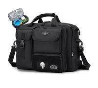 BAGZY Bolso Hombre Ordenador Portátil Antirrobo Maletín Portátil 14/15.6 Pulgadas Impermeable Militar Táctica Portadocumentos Hombre Bolsa para Negocios Trabajo Viajes y Maestro 17.3 zoll