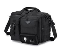 BAGZY Bolso Hombre Ordenador Portátil Antirrobo Maletín Portátil 14/15.6 Pulgadas Impermeable Militar Táctica Portadocumentos Hombre Bolsa para Negocios Trabajo Viajes y Maestro Noir