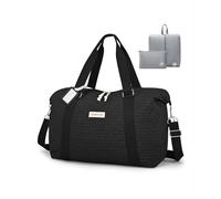 BAGZY Gran Capacidad Bolsa De Pañales para Bebés,Bolsas de Pañales Impermeables Bolso Maternidad Hospital Partos 25L Bolso Bebé Bolsa de Viaje para Pañale Bolsas Maternidad de Hombro Papá Mamá Negro