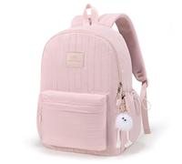 BAGZY Mochila de Viaje Mujer Mochila Cabina Avion 40x30x15 British Airways Impermeable Mochilas Portatil 15.6 Pulgadas Travel Backpack 20L Ligero Equipaje de Mano para Trabajo Universidad Rosa