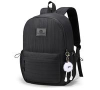 BAGZY Mochila de Viaje Mujer Mochila Cabina Avion 40x30x15 British Airways Impermeable Mochilas Portatil 15.6 Pulgadas Travel Backpack 20L Ligero Equipaje de Mano para Trabajo Universidad Negro