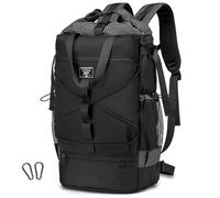 BAGZY Mochila Enrollable Mochila Viaje Cabina Avion 40x30x15 para British Airways Hombre mujer Mochilas para Ordenador Portátil 17.3 Pulgadas Impermeable para Trabajo Camping Ciclismo Escuela Nerón