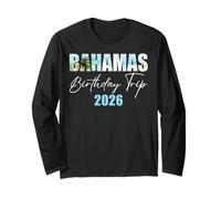 Bahamas Birthday Trip 2026 Bday Party Summer Vacation Crew Manga Larga