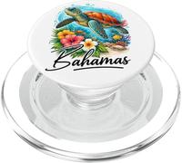 Bahamas Cruise Travel Isla del Caribe Tortuga Marina PopSockets PopGrip para MagSafe