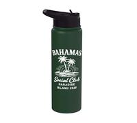 Bahamas Social Club Paradise Island 2026 Viaje Stainless Steel Insulated Water Bottle