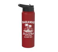 Bahamas Social Club Paradise Island 2027 Viaje Stainless Steel Insulated Water Bottle