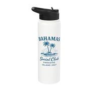 Bahamas Social Club Paradise Island 2027 Viaje Stainless Steel Insulated Water Bottle