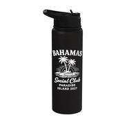 Bahamas Social Club Paradise Island 2027 Viaje Stainless Steel Insulated Water Bottle