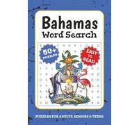 Bahamas Word Search Puzzle Book: Word Searches with Easy to Read Print about The Bahamas, Coral Reefs, and More | 6x9 inches, 110 pages | 50+ Puzzles - Gift for Vacations, Holidays, and Free Times