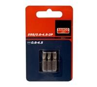 Bahco 59S/1.6-10-3P - Carton 3 Puntas Stand 1/4" 25Mm B.Plana 1,6X10