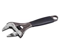 Bahco BAH9029RTUS Ergo - Llave ajustable de boca grande con mango de goma - 6 pulgadas - Acabado de fosfato negro