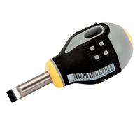 Bahco BE-8330 - Destornillador Ergo Boca Recta Extracorto 0,6X3,5X25