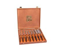 Bahco Bisel Madera Borde Juego de Cinceles 8 Piezas Tamaño 6A 38mm BAH424PS8