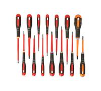 Bahco Ergo Screwdriver Juego 14 Piezas Planos Phillips Pozidriv Torx BE-9872