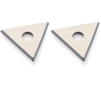 Bahco Hoja Recamb Rasqueta Triang (Paquete de 2)