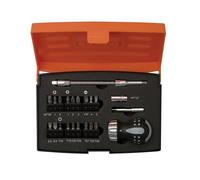 Bahco Juego de Destornillador Stubby con Crique 22 Piezas