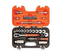 Bahco Juego de Llaves de Vaso S330 3/8 pulgadas, 34 Piezas, Acero Aleado