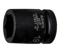 Bahco K7801Z-3/8 - Vasos De Impacto 1/2”, Hexagonal 1.7/16