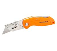 Bahco KGSU-01 - Navaja multiusos hoja intercambiable/ador mango poliamida, naranja