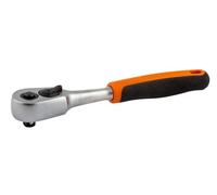 Bahco Llave de Carraca Reversible 1/4 Pulgada, Liberación Rápida, Acero CrV