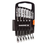Bahco Métrico Llaves Combinadas 12 Piezas Set 8-19MM Soporte Almacenamiento