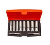Bahco Métrico Vaso Largo Juego 10 Piezas 0.6cm Drive Polipropileno Funda S0810L