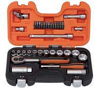 Bahco S330AF Juego de vasos de 3/8 y 1/4", 34 Piezas