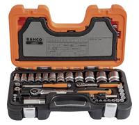 Bahco S560 - Acoplamientos 1/2 Y 1/4-Puntas, 56Pzas.