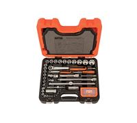 Bahco S95 Juego De Llave De Impacto Y Mecánico De 95 Piezas 1/4in Y 1/2in