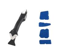 BaHeLs Raspador de silicona 5 en 1, removedor de masilla de pegamento, cuchillo, espátula de costura de belleza en ángulo, herramienta de costura de belleza, 4 Uds., herramienta de eliminación de mold