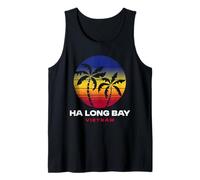 Bahía de Ha Long, Playa de Vietnam, Estilo Retro de los 80 Camiseta sin Mangas