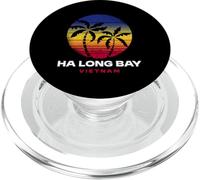 Bahía de Ha Long, Playa de Vietnam, Estilo Retro de los 80 PopSockets PopGrip para MagSafe