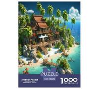 bahía Holiday Puzzle De 1000 Piezas Rompecabezas para Adultos Rompecabezas 1000 Piezas para Adultos para Amantes O Amigos Rompecabezas Imposable 38x26cm/1000pcs