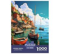 bahía Holiday Puzzle Imposible,desafío for Adults Juego EduGatoivo 1000 Piezas Obra De Arte De Juego De para Adultos, Regalos A Partir De 14 Años 38x26cm/1000pcs