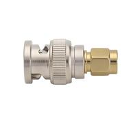 BAHJKASD BNC Señales Conector Adaptador Macho Hembra BNC Conversión Cabeza Con Adaptador De Construcción Metal