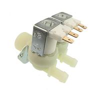 BAHome Electroválvula Doble Recta Tipo Universal para lavadoras LG, Samsung y Candy