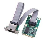 Bahwphry Tarjeta de red Mini PCI-E 1000Mbps Gigabit Ethernet NIC adaptador RTL8111F PCI Express 10/100/1000M RJ45 LAN