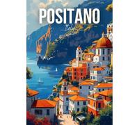 Baibexing Póster E Impresiones De Paisaje De Viaje Abstracto De La Ciudad De Positano, Pintura En Lienzo, Arte De Pared, Imagen Para Decoración Del Hogar 50X70Cm Sin Marco