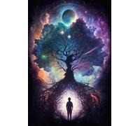 Baibexing Pósteres Abstractos De Vida, Árboles, Plantas, Galaxias Y Cielos. Láminas, Lienzos, Pinturas, Arte Mural, Decoración Natural Para Sala De Estar Y Hogar A13 50X70Cm Sin Marco