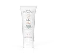 Baie Botanique Soleil Bébé Tube - Protección solar mineral biológica no tóxica para bebés y niños, SPF 50, girasol y jojoba, sin perfume, natural, vegano, sin huella blanca, arrecife