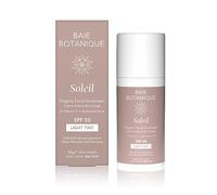 Baie Botanique Soleil Protector Solar Facial Orgánico SPF 50 - Sin Filtros Químicos con Ácido Hialurónico y Vitamina C | Crema Solar Natural Vegana Sin Rastro Blanco No Tóxica Protección UVA/UVB 70g