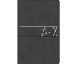 Baier Schneider Agenda Direcciones Libro Teléfono, 384, cubierta blanda suave, 100 x 140 x 10 mm, negro
