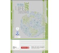 Baier Schneider Bloc de dibujo con protección del medio ambiente, 210 mm x 297 mm, A4, 70 gm², protección del medio ambiente